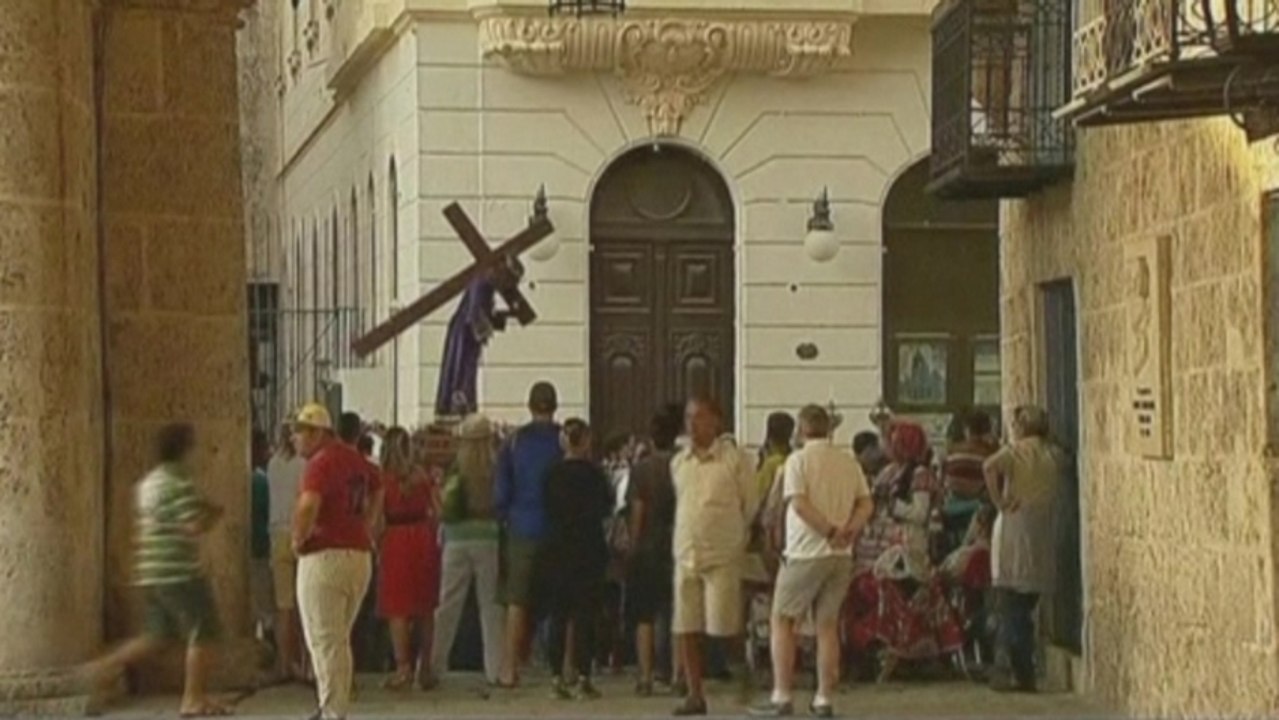 Cuban Catholics mark Good Friday