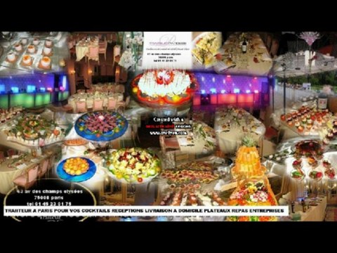 Traiteur PARIS, Un choix varié de cocktails et buffets