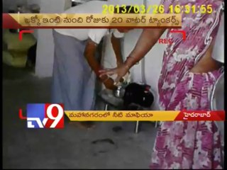 TV9 Special story on Water Mafia in Hyderabad