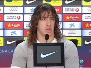 Puyol: "Cinco puntos es una distancia importante"