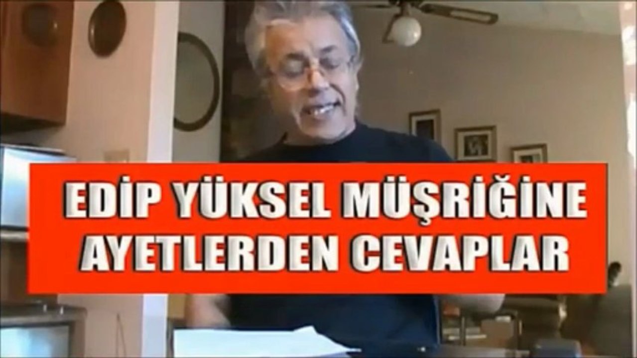 Edip Yüksel'e AYETLİ PEYGAMBER TOKADI