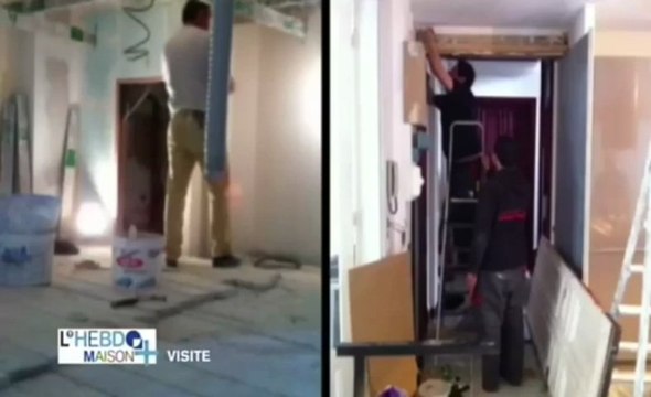 architecte d'interieur Philippe Ponceblanc Maison+ TV visite guidée d'un appartement Paris 13