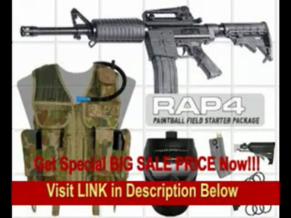 [BEST BUY] Large Tactical Paintball Field Starter Package (Magazine Fed)