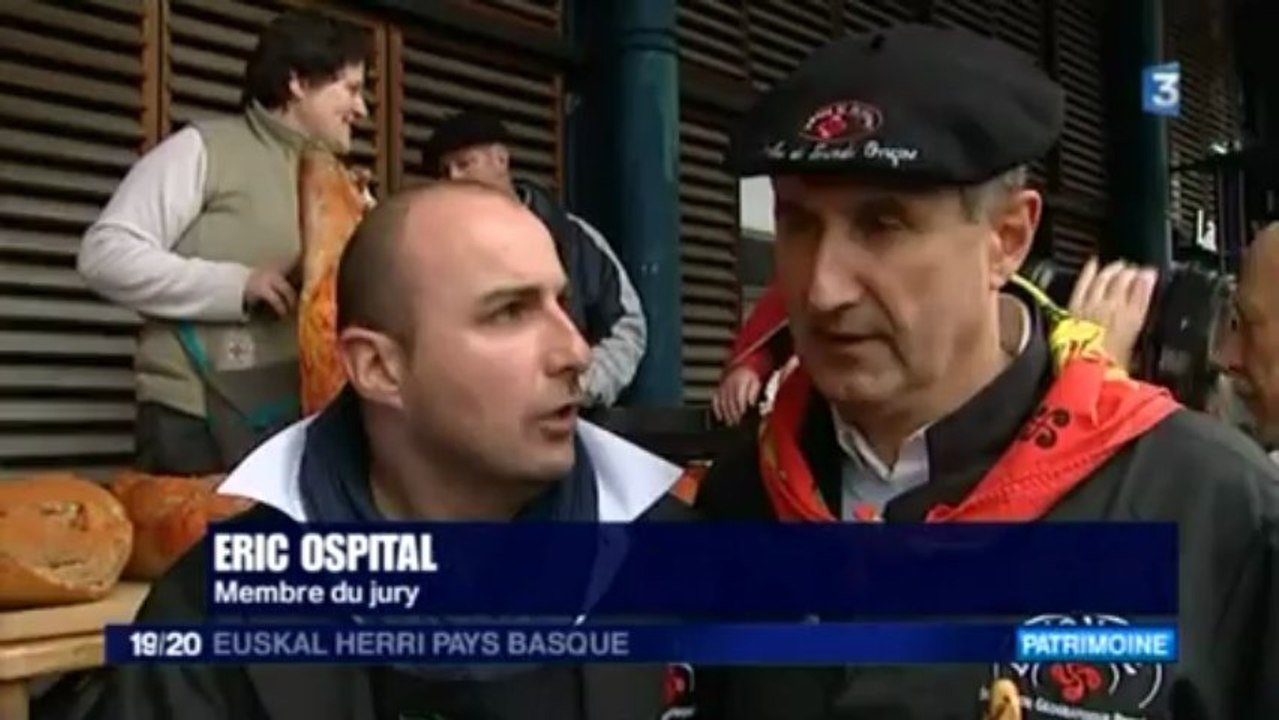 La Foire au Jambon de Bayonne 2013 au JT Local 19-20 - Pays Basque sur France 3 le 28/03/2013