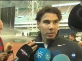 Nadal niega falta de pasión en su tenis