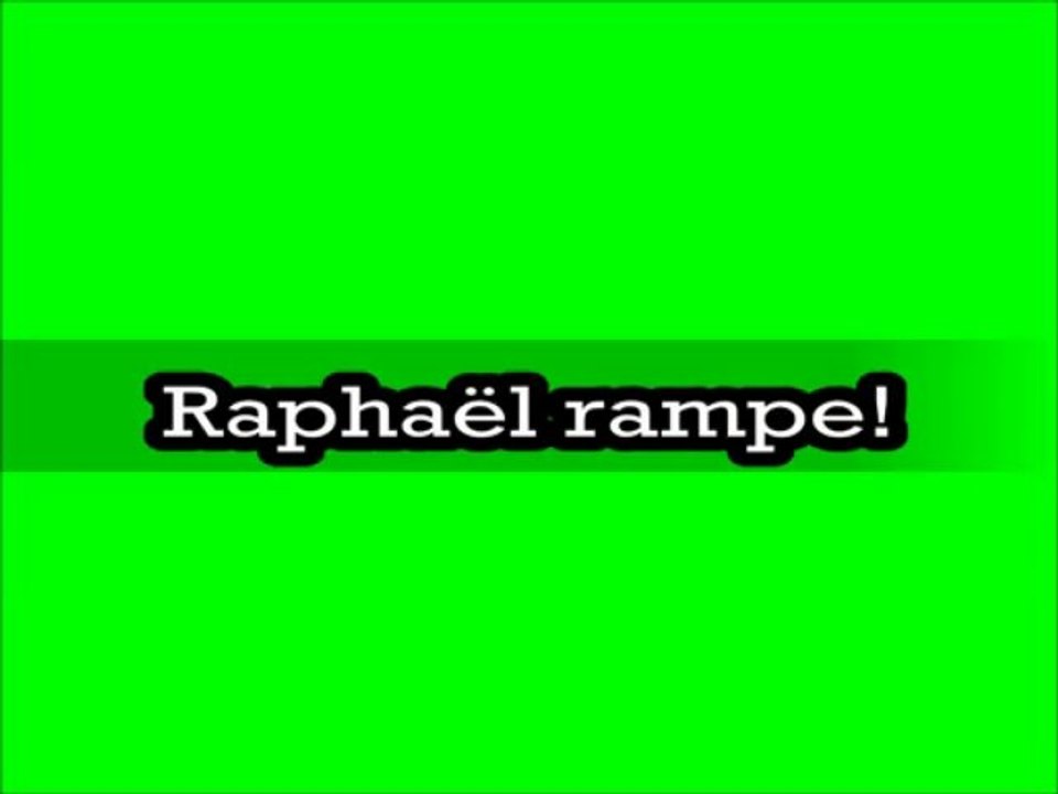 Raphaël rampe