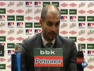 Guardiola se va contento de San Mamés