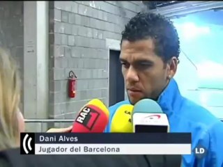 Alves: "Nuestro objetivo es intentar asegurar la primera plaza"