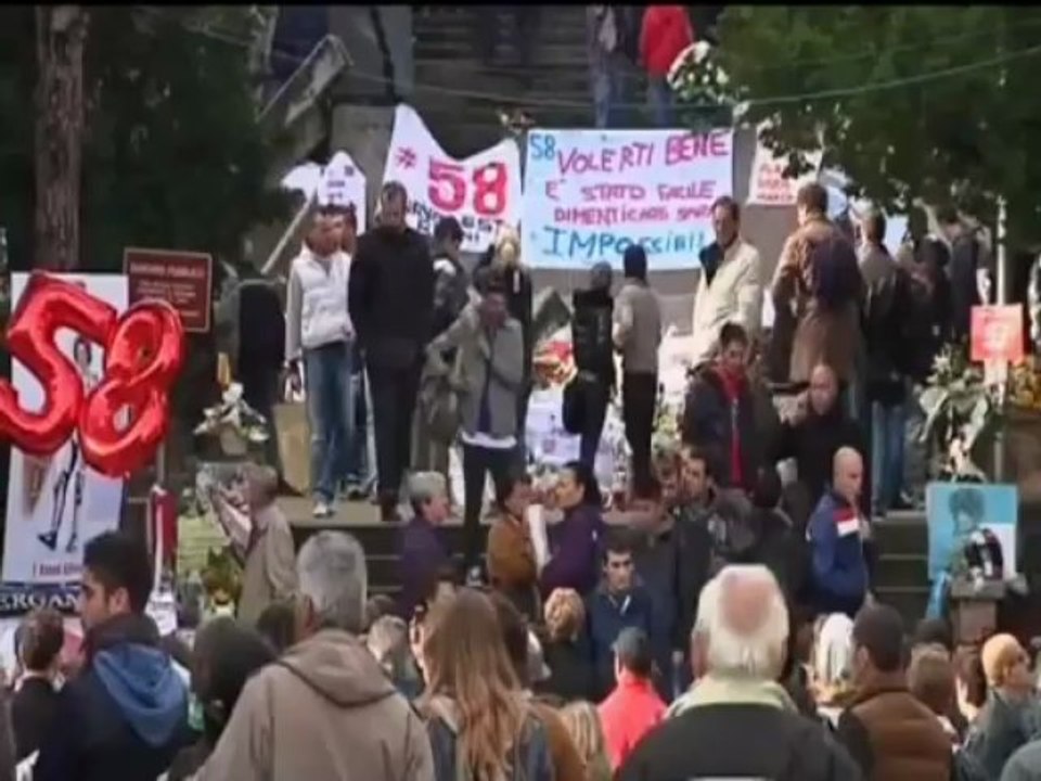 Multitudinario último adiós a Simoncelli