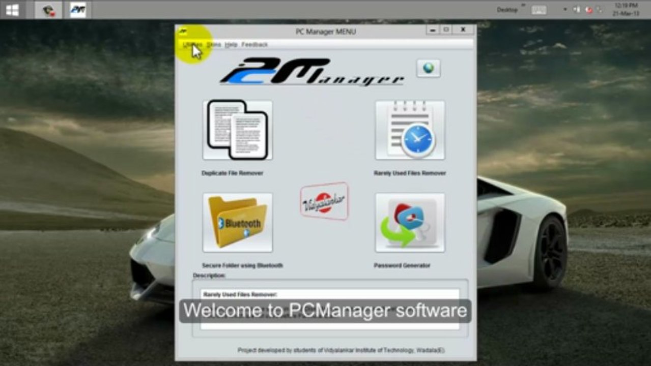 PC Manager - Home Screen