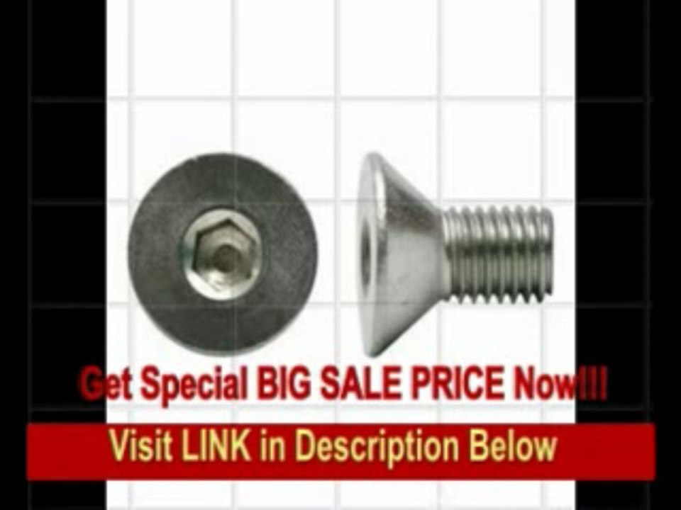 [BEST BUY] DrillSpot 3/4-10 x 3-1/2 316 Stainless Steel Flat Socket Cap Screw