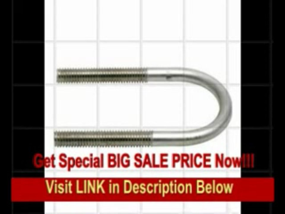 [FOR SALE] DrillSpot 5/8-11 x 8 Pipe Size 316 Stainless Steel Round Bend Long Tangent U-Bolt