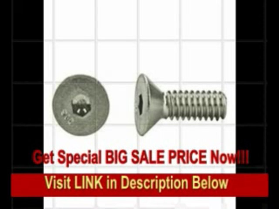 [BEST BUY] DrillSpot 3/4-10 x 2 316 Stainless Steel Flat Socket Cap Screw79