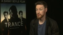 James McAvoy on working with director Danny Boyle in Trance