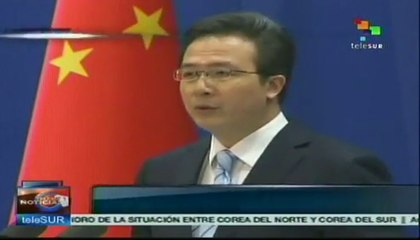 China insta a disminuir tensión en península coreana