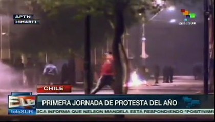 Estudiantes vuelven a protestar en Chile