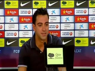Xavi sobre Cesc: "No quiero entrar en una guerra con Wenger"