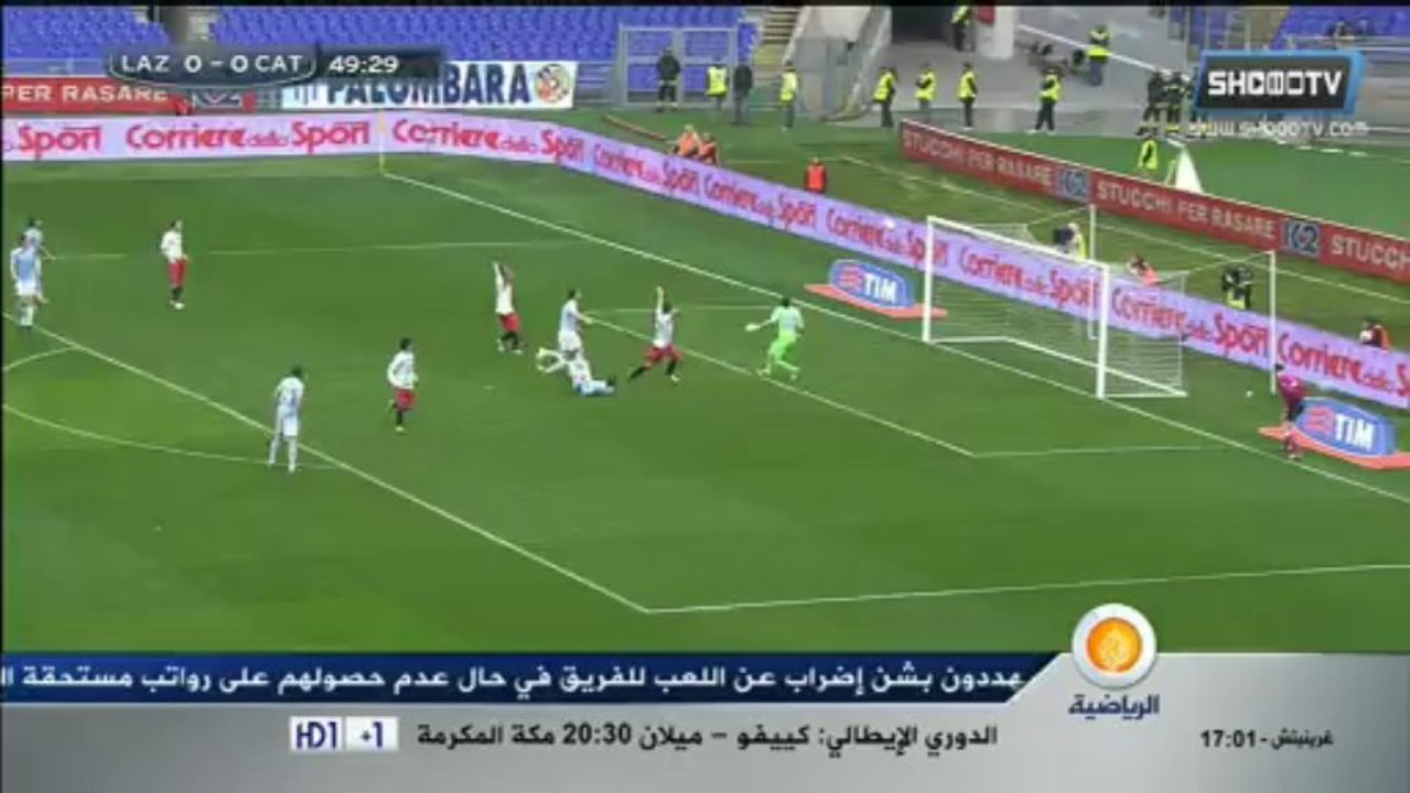 Lazio 2-1 Catania ,La SerieA (30)