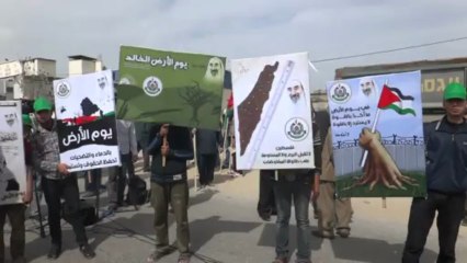 Palestinians mark Land day