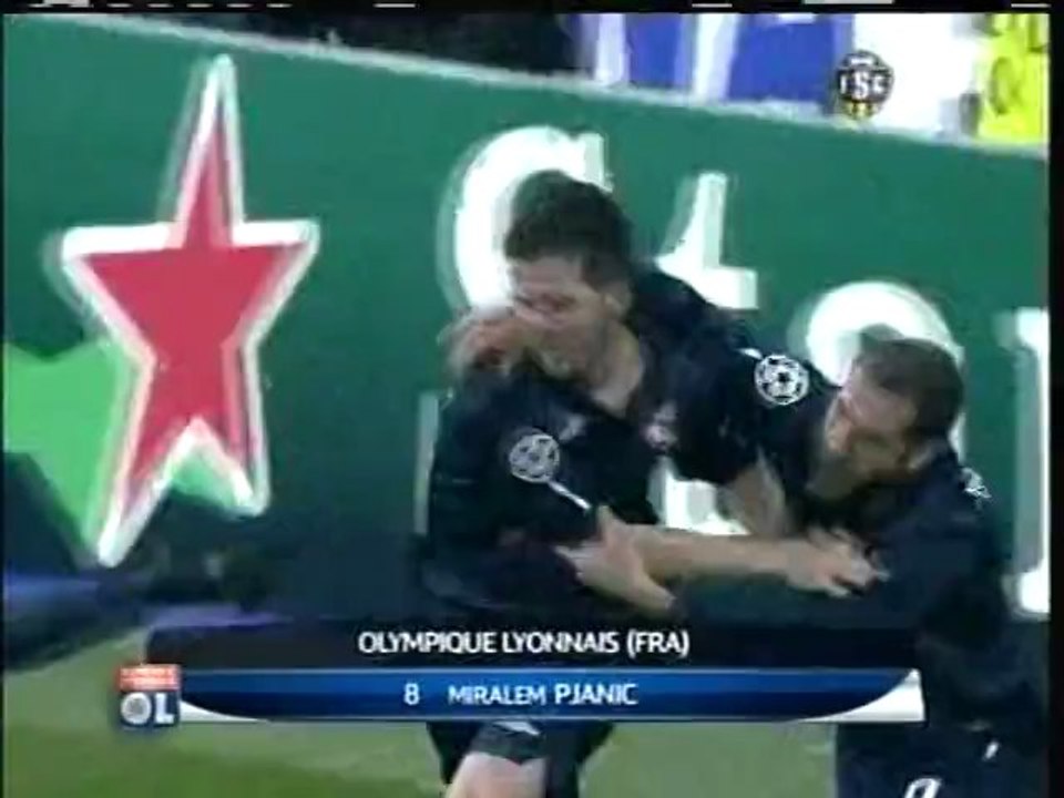 2010 (March 10) Real Madrid (Spain) 1-Olympique Lyonnais (France) 1 (Champions League)