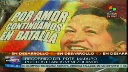 Maduro recorre Barinas de cara a los comicios del 14A