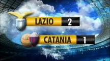 Lazio - Catania 2-1 (50' Izco (C), 78' (aut.) Legrottaglie (C), 81' Candreva (L))