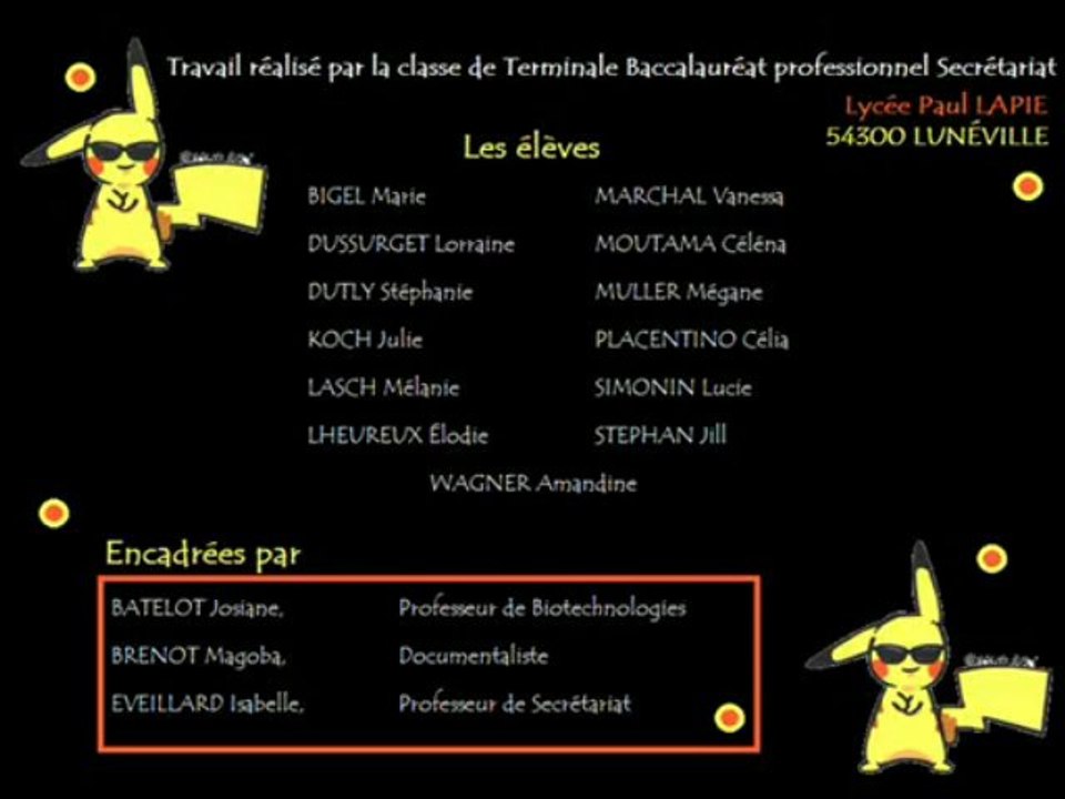 Concours INRS "Santé et Sécurité au travail " classe de Term