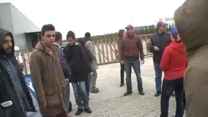 DİRENEN DOLUCA İŞÇİSİNE DESTEK ZİYARETİ