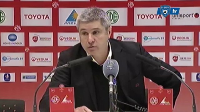 L1 / 2012-13 : Valenciennes 3-4 Bastia : Conf. de D. Sanchez