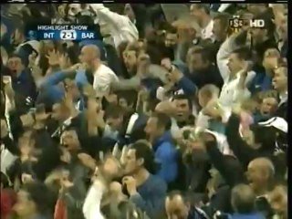 2010 (April 20) Internazionale Milano (Italy) 3-Barcelona (Spain) 1 (Champions League)