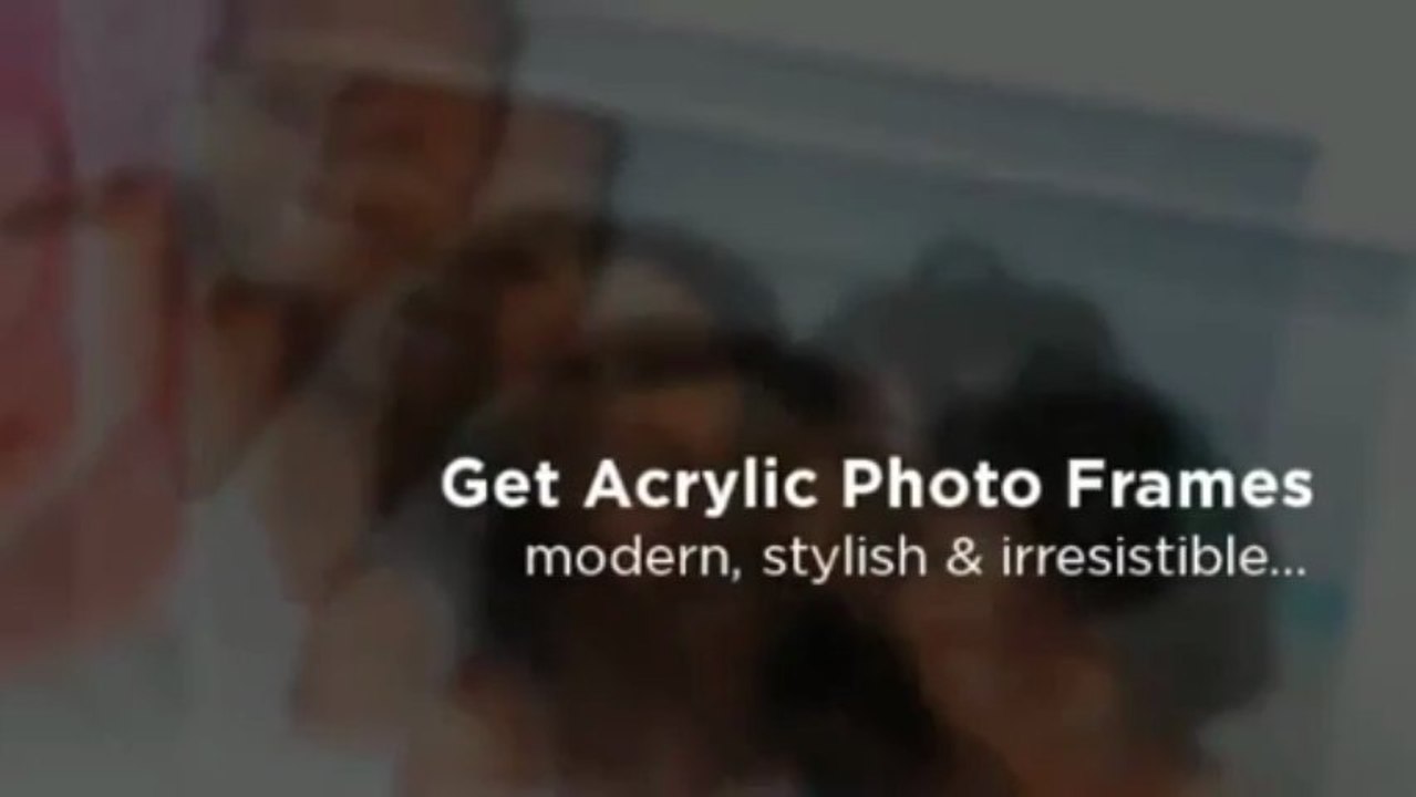 Novel acrylic picture frames by Get Acrylic Photo Frames