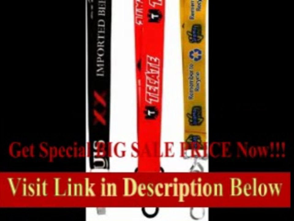 [SPECIAL DISCOUNT] 3/4 Recycled Heat Transfer Lanyard (2500 Pack)