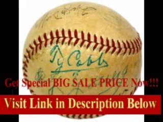 [SPECIAL DISCOUNT] TY COBB, HONUS WAGNER, CY YOUNG, LAJOIE, TRAYNOR + 6 HOFers SIGNED BASEBALL JSA