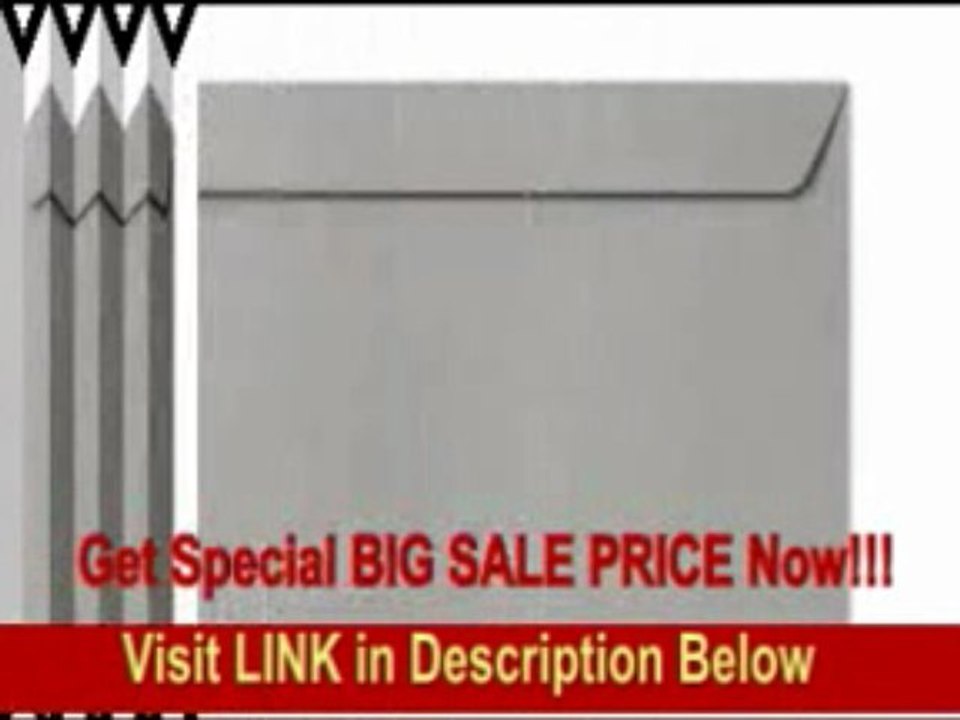 [BEST PRICE] 9 1/2 x 12 5/8 Booklet Envelopes - Gray Linen (50000 Qty.)