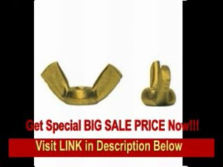 [SPECIAL DISCOUNT] DrillSpot 5/8-11 CF WING NUTS, BRASS