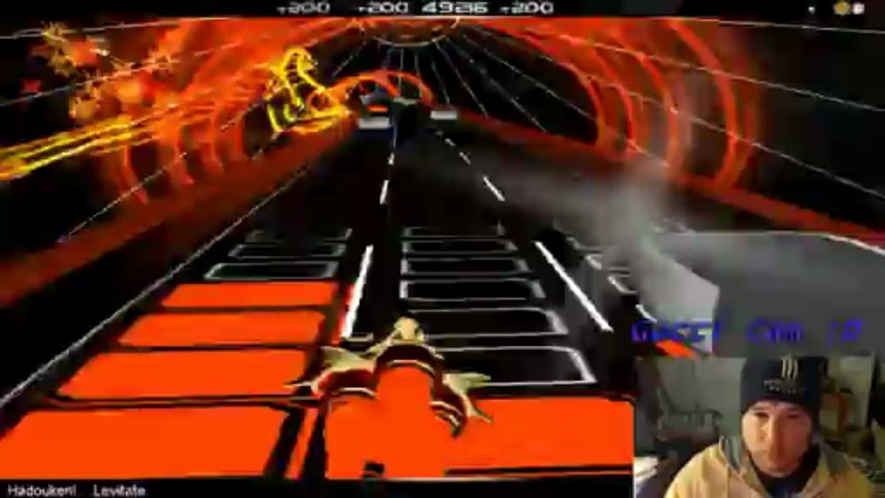 Hadouken! - Levitate Ninja Mono No grey Audiosurf