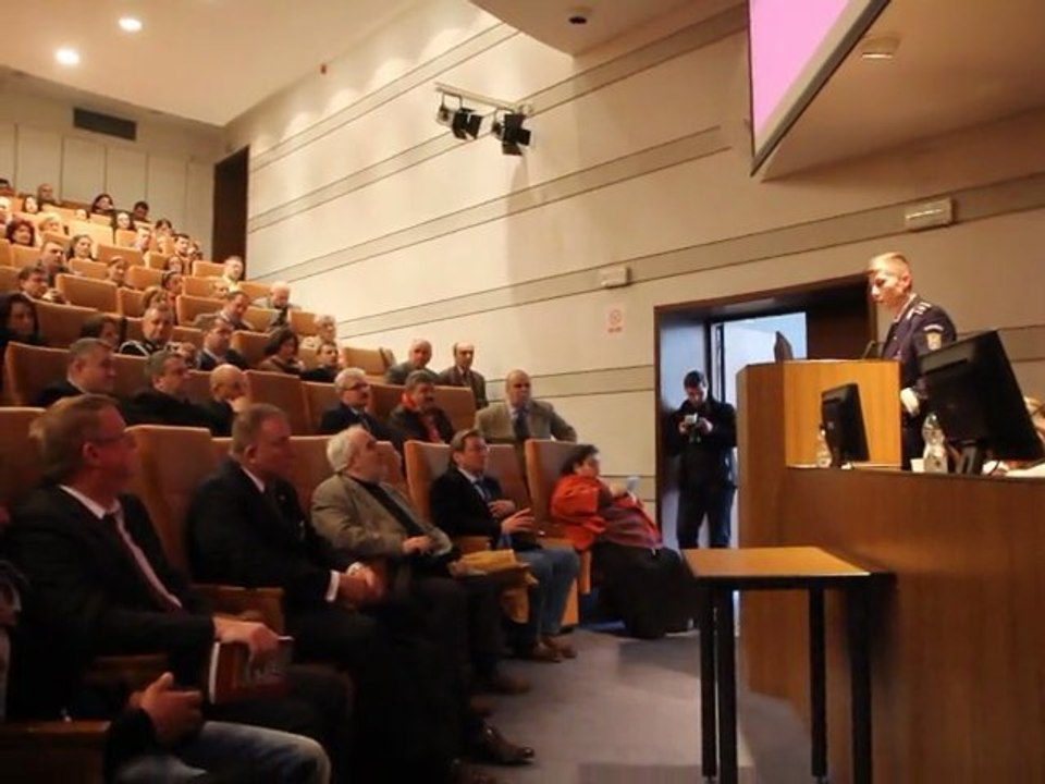 Comisarul Florin Sinca la Academia Romana. Lansare de carte Gabriel Marinescu de Ziua Politiei Romane