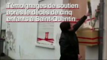 Témoignages de sympathie après le décès de cinq enfants à Saint-Quentin