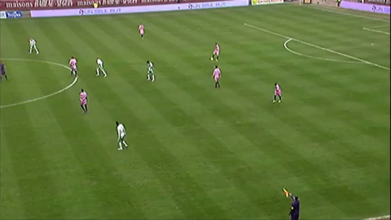 But Julien FAUSSURIER (25ème) - ESTAC Troyes - AS Saint-Etienne (2-2) - saison 2012/2013