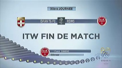 Interview de fin de match : Evian TG FC - Stade de Reims - saison 2012/2013