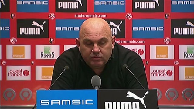 Conférence de presse Stade Rennais FC - AS Nancy-Lorraine : Frédéric ANTONETTI (SRFC) - Patrick GABRIEL (ASNL) - saison 2012/2013