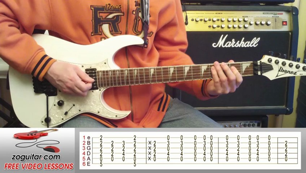 Free - All Right Now (main riff) + TAB