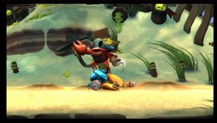 WT - Donkey Kong Country Returns (03) crabe sadique et ruine antique