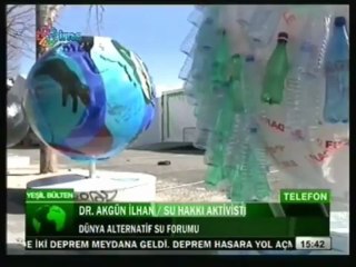 Su Hakkı Kampanyası'ndan Akgün İlhan Alternatif Dünya Su Forumu'nda - Marsilya 2012 - İMC TV