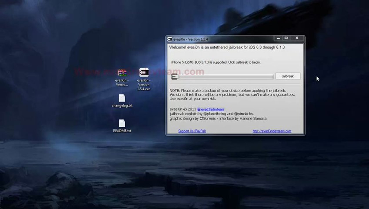 Jailbreak iOS 6.1.3 UnTethered on iPhone 5, 4S, iPad 4, iPod touch 5G And All iDevices with Evasi0n