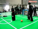 [www.sportepoch.com]Highlights - RoboCup \Black Cat \ penalty kick fell fly head