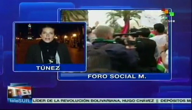 Culmina Foro Social Mundial con marcha en apoyo a Palestina