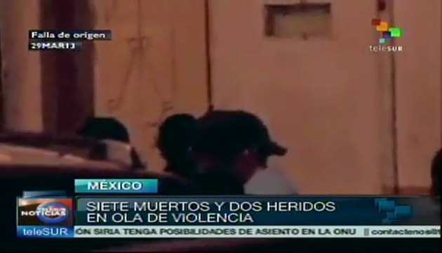 Ola de violencia en México cobra otras siete vidas
