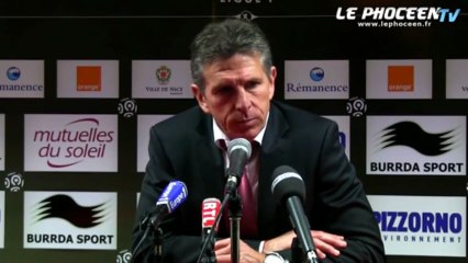 Nice-OM 0-1 : la réaction de Puel