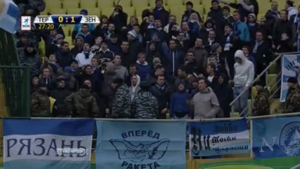 Терек - Зенит 1 тайм